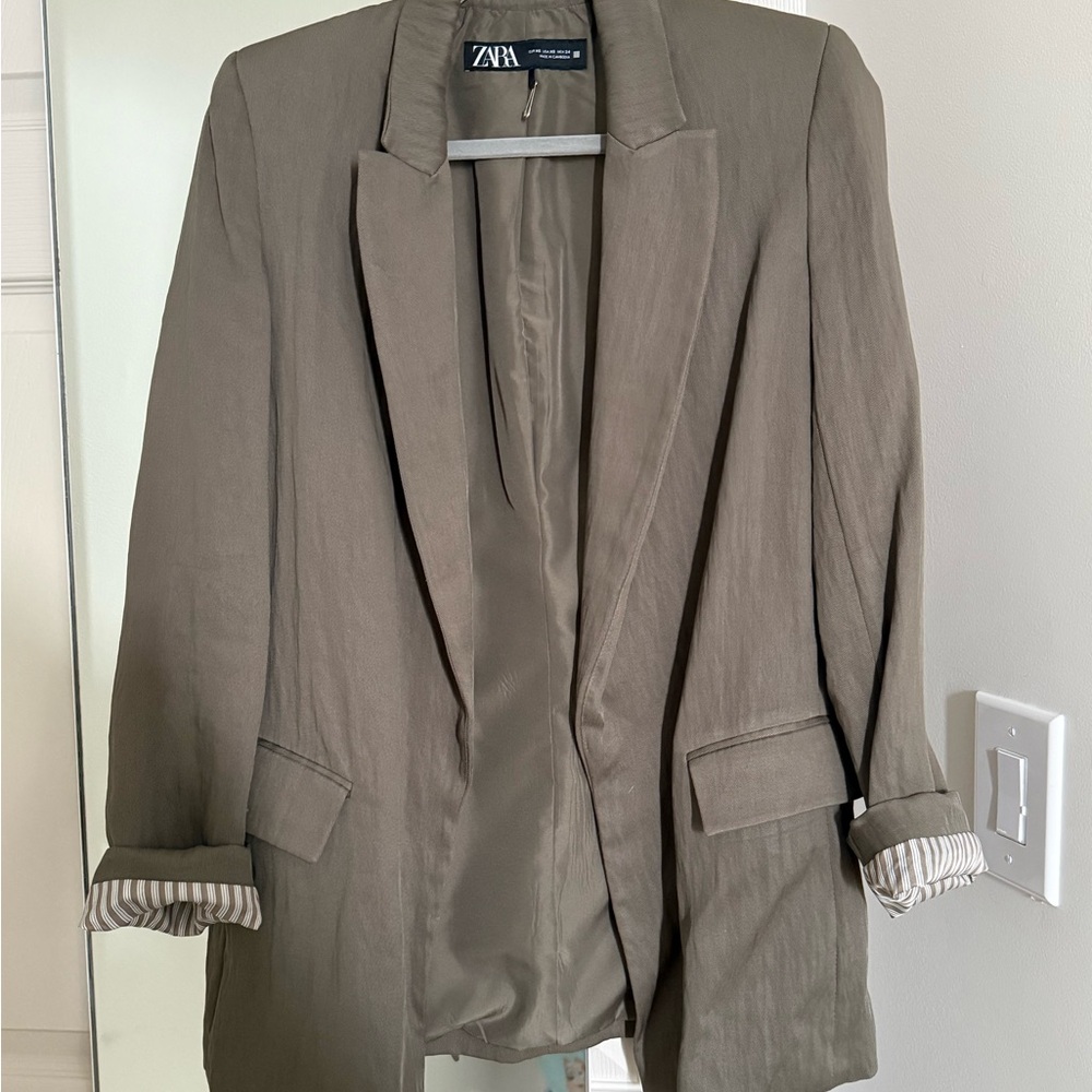 Zara Women's Olive Blazer
